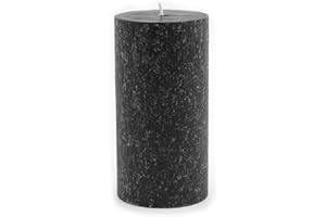 Root Candles 33640 Unscented Timberline Pillar Candle, 3 x 6-Inches, Black
