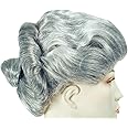Lacey Wigs Morris LW698DBNGY Mrs Doubtfire Wig - 56 Dark Brown & Gray One Size