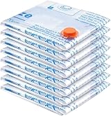 MEIQIHOME Vacuum Storage Bags 8 Large 32x24 Space Saver Double Zip Triple Seal view 6