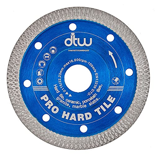 DTW Pro Hard Tile Diamond Blade 125mm x 22.23mm