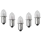 DGBRSM 5pcs 4D 4.8V 0.75A Bayonet Base Krypton Replacement Bulb for Flashlight Replacement Bulb Torches Work Light Flashlight