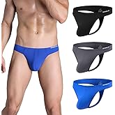 ZONBAILON Men's Thong and G String T-Back Low Rise Bulge Pouch Underwear