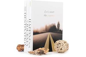 ROOMICLE Decorative Books for Home Decor - Coffee Table Book Decor - Fake Books for Decoration - Faux Books for Decoration - Decorative Books for Coffee Table Decor - Decor Books - Large Book Decor