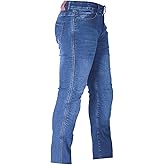 EndoGear Motorcycle Jeans Silver Stone Built with Kevlar® CE Certified Class A Pants for Men with CE Armors