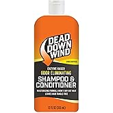Dead Down Wind Shampoo &amp; Conditioner | 12 oz Bottle | Odor Eliminator, Hunting Accessories | Gentle Shampoo &amp; Conditioner for Hunting | Safe for Sensitive Skin, Orange, Model:121218