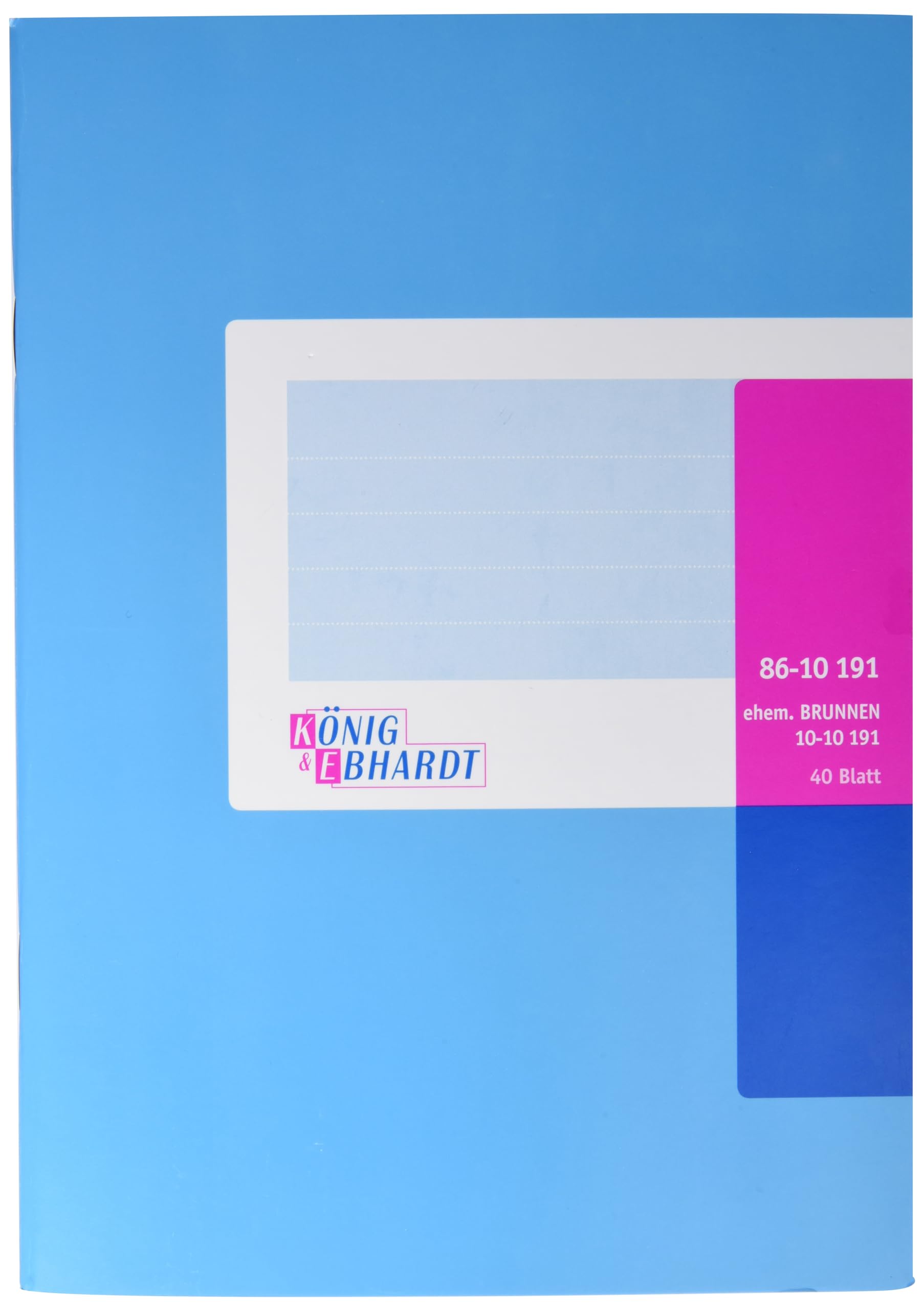 König & Ebhardt 8610191 Business Book A5 Revenue/Expenses 80 g/m2 40 Sheets Wire Binding