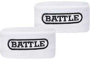 Battle Sports Thick Football Armbands- Wrist Bands for Football, High-Performance Bands with Ultra-Soft Material to Wick Away Sweat and Keep Hands Dry- Includes 2 Wrist Bands