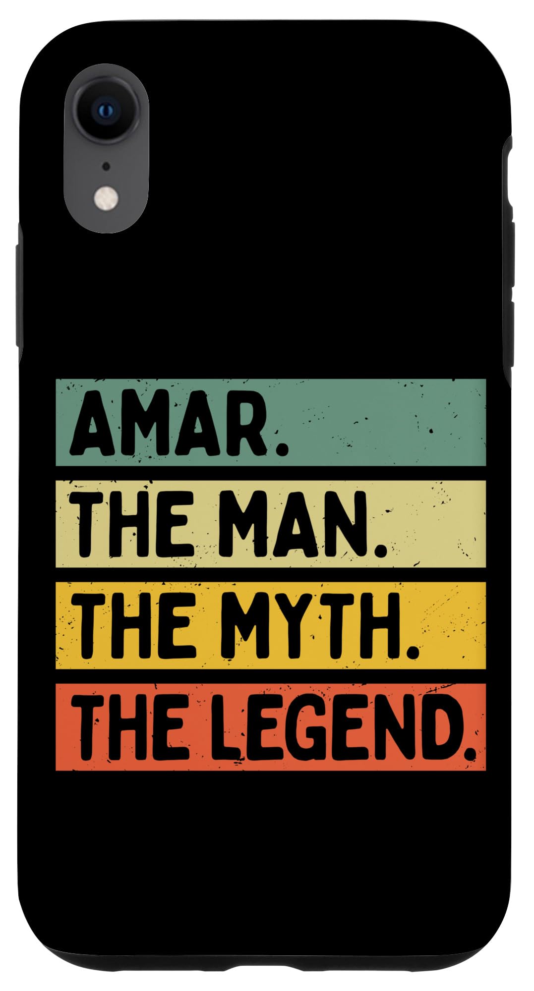 iPhone XR Amar The Man The Myth The Legend Funny Personalized Quote Case