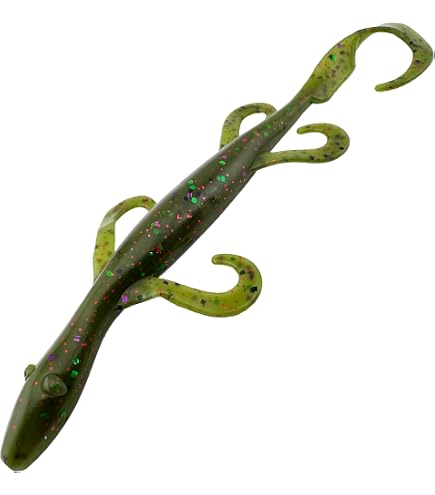 Yum Lures 4 Lizard-Green Pumpkin : Sports & Outdoors