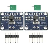 2 Pcs INA219 Bi-Directional DC Current Power Supply Sensor Breakout Module DIY 3V-5V IIC I2C Power Monitoring Sensor Module