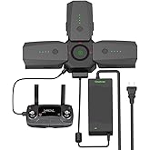 Smatree Battery Charger Compatible for Mavic Pro/Platinum, Mavic Pro Charge Hub with 80W Rapid Battery Power Adapter(Not Fit for DJI Mavic 2 Pro/2 Zoom/Mavic Air 2)