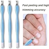 Lmyzcbzl Cuticle Trimmer 3 Pcs Cuticle Remover Pusher Nail Tools view 5