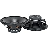 RCF MB15X351 15-inch Mid Bass Woofer Transducer 3.5" Fiberglass Inside | Outside Copper Voice Coil 700 Wrms 1400 Watt Max Dual Forced Hypervent 8-ohm