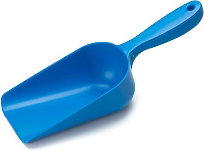 EarlyGrow MPL50084 Blue Small Plastic Handy Garden Scoop for Soil f Compost