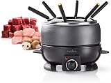 NEDIS FCFO110EBK6 Fondue Set 6 People 2.3L Black Powerful Heating Easy Clean view 3