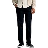Haggar Mens Premium No Iron Khaki Straight Fit Flat Front Casual Pant
