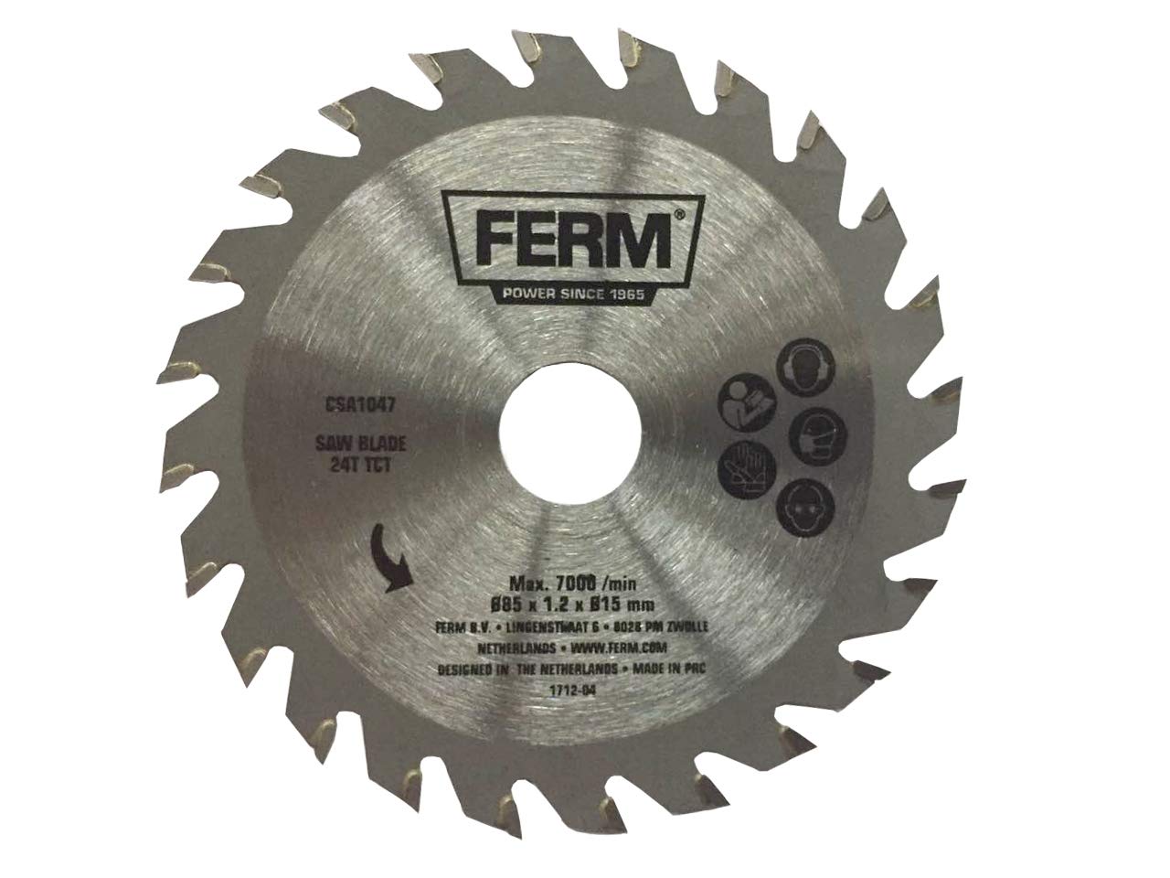 FERM Precision Saw Blade 24T (TCT) for CSM1043