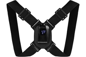 Posture Corrector for Women Men and Children Adjustable Angle Straightener Back Brace with Built-in Sensor Vibration Reminder