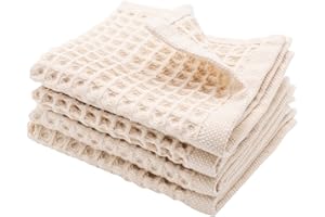 sea me at home Waffle Washcloths Set, 100% Turkish Cotton