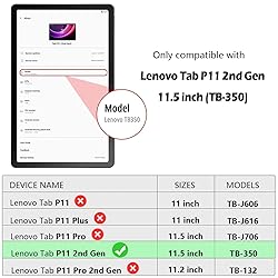 Kitzomi Case for Lenovo Tab P11 2nd Gen/Xiaoxin Pad
