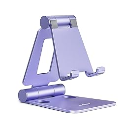 Nulaxy Dual Folding Cell Phone Stand, Fully