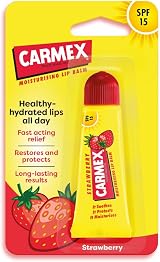 Carmex Strawberry Lip Balm Tube 10g Moisturising Lip Care Brand New view 3