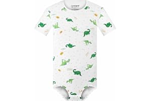 Landofgenie Mens Onesie Short Sleeve Bodysuit Print Rompers One Piece Pajamas for Adult