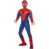 Spirit Halloween Classic Spider-Man Kids Muscle Jumpsuit Costume, Officially Licensed, Kids Superhero Outfit, Marvel Costumes