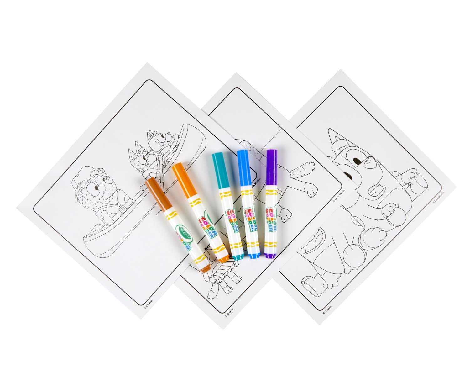 Mua Crayola Bluey Color Wonder Coloring Set, 18 Bluey Coloring Pages ...