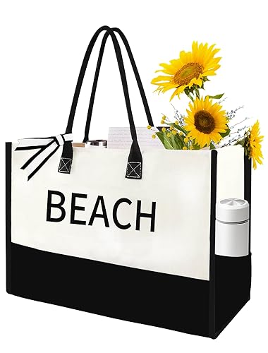 Designer Tote Vacation Tote Bags Canvas Beach Tote Bag For Women