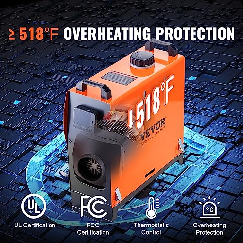 VEVOR 8KW Diesel Heater All in One, Portable Diesel Heater with Remote