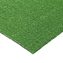Ottomanson Waterproof Solid Grass Design
