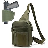 GAZJYUSP Shoulder holster bag for concealed carry of handguns Chest pack with Sling Ccw Sling Bag Tactical Crossbody Bag | concealed carry, handguns, Sling