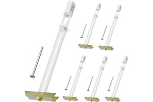 PRLF Drywall Anchor with Included Bolts for 3/16”-24, Heavy Duty Hollow Drywall Anchors for TV Mounting Kit, Strong Hollow Wall Anchors Holds up to 240lbs Each in 1/2” Wall, 6 Packs