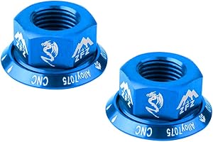 MAGIDEAL Unknown 2Pcs Nuts Wheel BMX Vintage Rear/10 Drums Screws, Blue