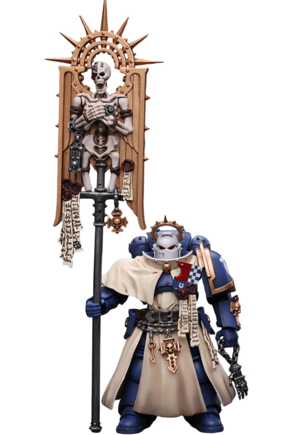 HiPlay JoyToy Warhammer40K Collectible Figure: Ultramarines Bladeguard Ancient 1:18 Scale Action Figures (Bladeguard Ancient JT8834)
