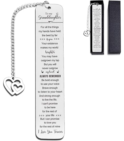 "To My Daughter" Bookmark - Inspirational Gift From Mom For Birthday, Graduation, Christmas