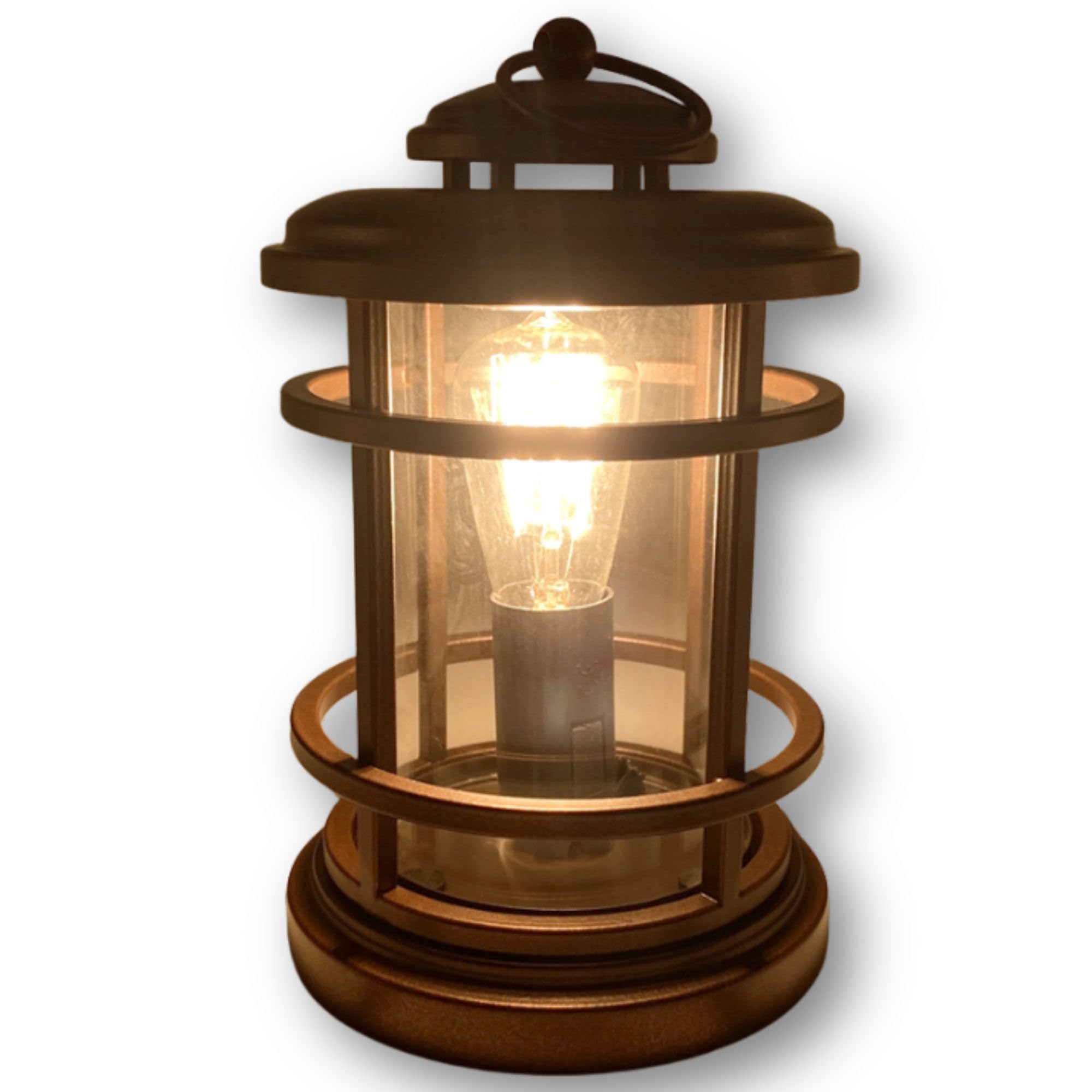 Cello Beacon Edison Electric Wax Melt Burners, Metal Wax Warmer Oil Burners for Wax Melts, Rustic Fragrance Burner & Gothic Home Decor, Wax Melter with Edison Bulb - Electric Wax Burner.