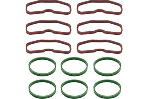 MCDHOJWGG 079129717B Upper Lower Intake Manifold Gaskets Compatible with Audi S4 S5 A6 A7 A8 Q5 Q7 SQ5 2009-2019, Replaces 07