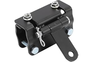 KALOEOU Upgraded Universal Snowmobile Bumper Hitch Adjustable Heavy Duty Steel Snowmobile Sled Trailer Tow Hitching Kit Fit for Ski-doo, Polaris, Yama-ha, Arctic Cat, Other Snowmobiles, Tongue Type Snowmobile