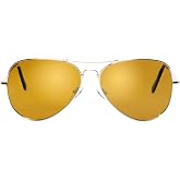 Eagle Eyes Titanium Alloy Memory Flex Flexible Polarized Aviator Sunglasses - UV and Blue Light Protection