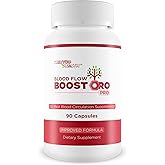Blood Flow Boostoro Pro - Improved Formula - Our Best Blood Flow Pills for Men & Best Circulation Supplement for Men Blood Flow - Better Blood Flow Vitamins for Men Circulation Vasodilator Supplements