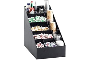 Cal-Mil 2047 Classic Condiment Organizer, 22.5" Length x 14" Width x 20.25" Height, Black