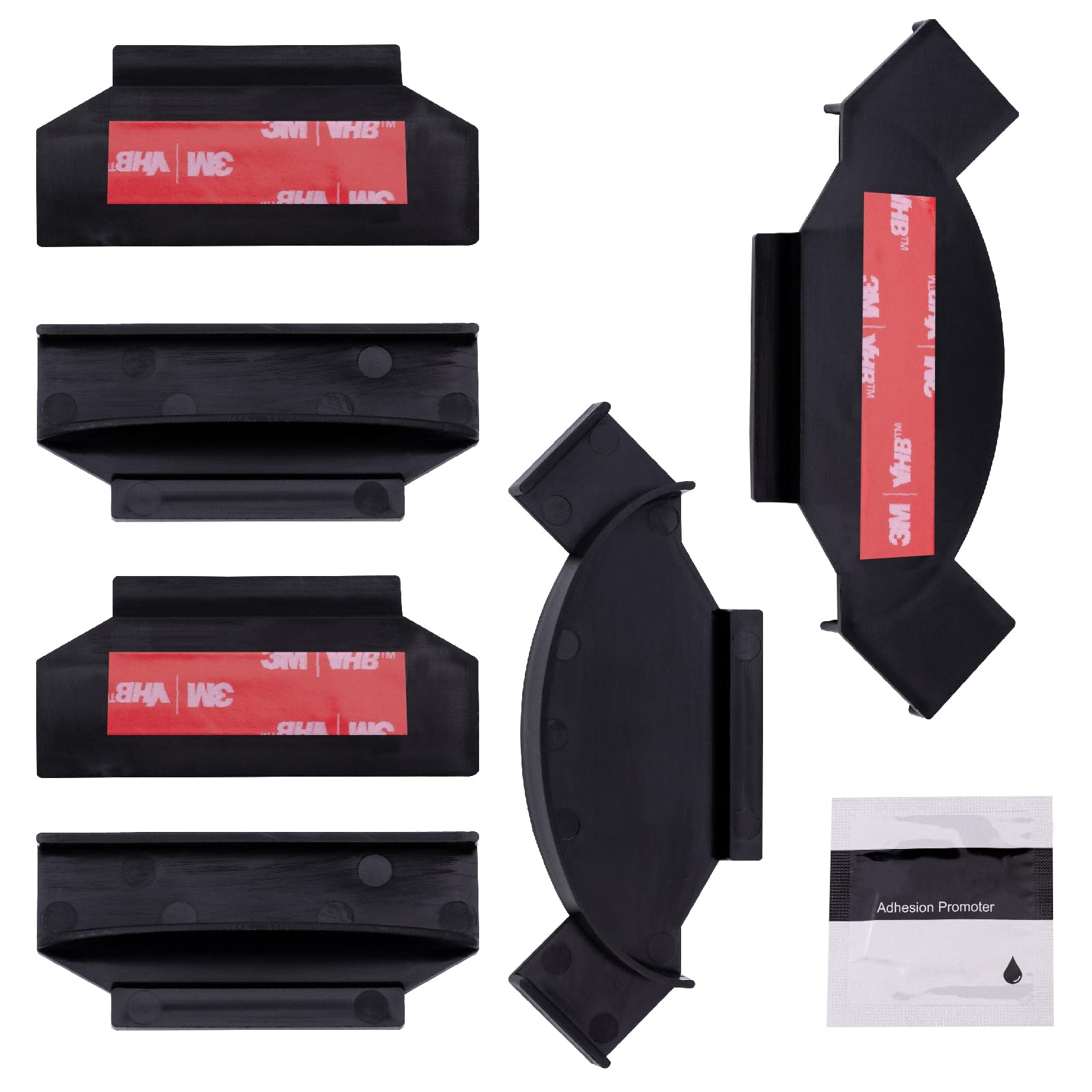 Photo 1 of Light Strip Brackets Kit Replacement Fit for Philips Hue TV Play Gradient Lightstrip Mounting Upgraded Version Light Strip Bracket with 3M Strong Double-Sided Tape and Adhesion Promoter 7 Pcs-Set