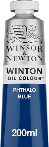 Winsor & Newton Winton Phthalo Blue Oil Colour 200 ml
