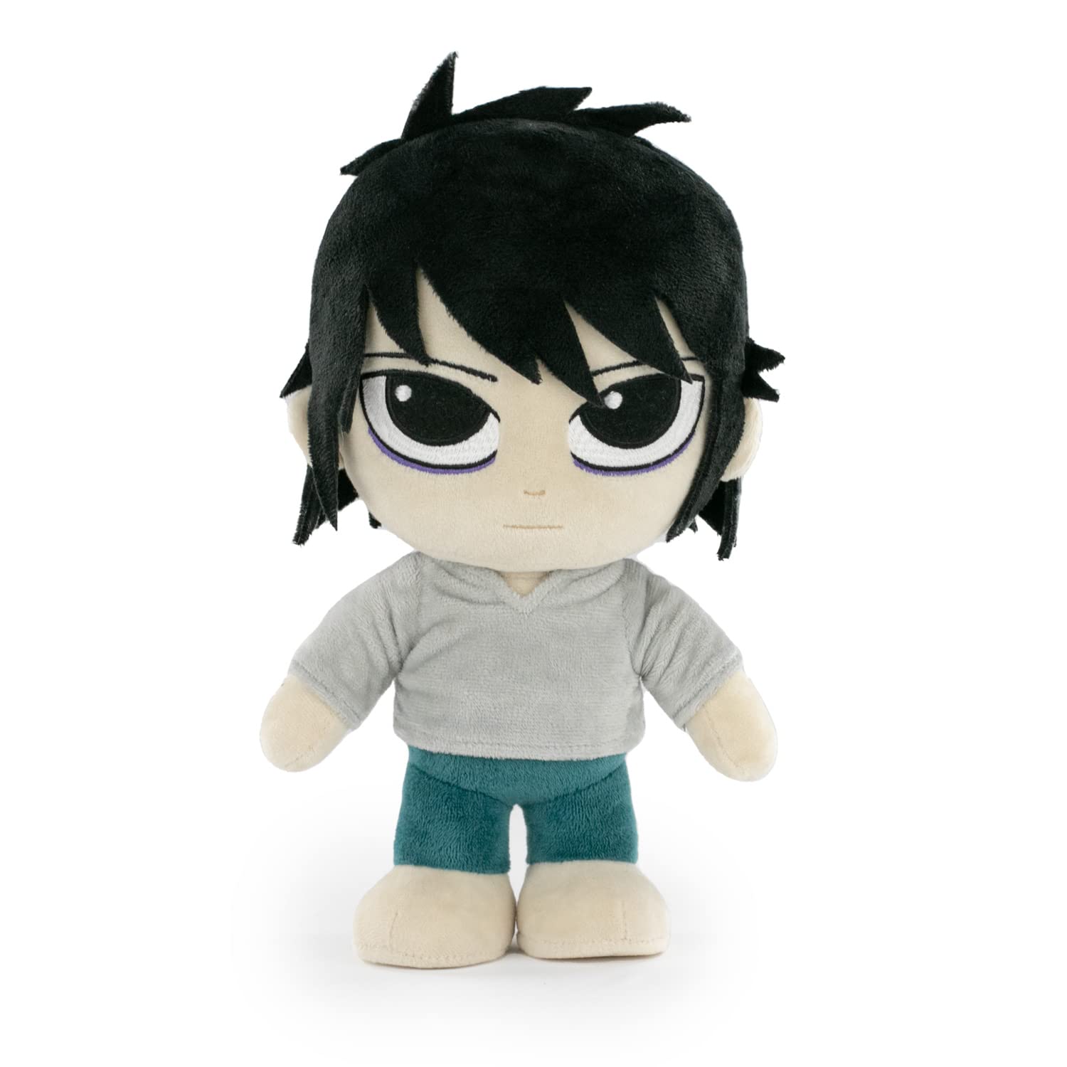 BARRADO Soft Toy of the Characters of Death Note - 28cm, 11'02" - Light Yagami, L, Ryuk - Super Soft Quality (L)