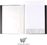 Habercrafts A4 Display Book 40 Pocket Folders 80 Views Black view 2