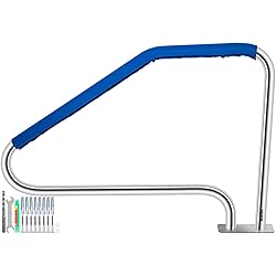VEVOR Pool Handrail, 49.4" x 34" Stainless Steel