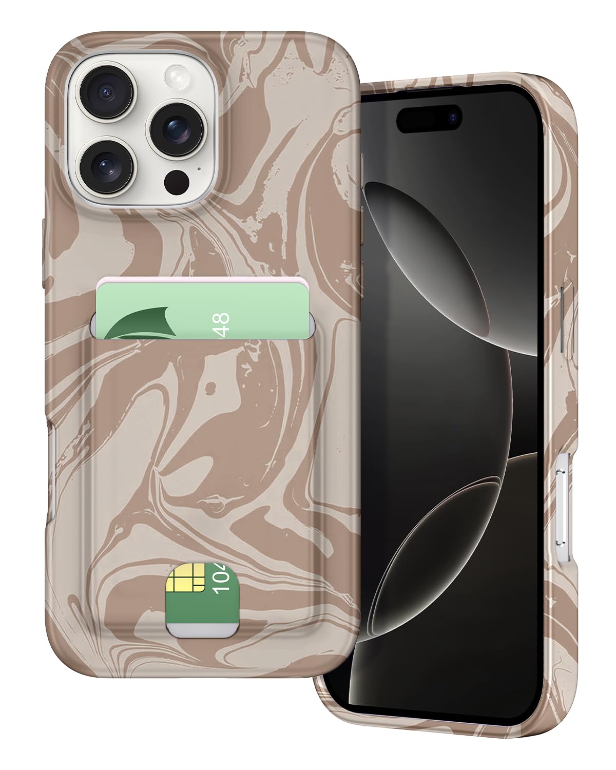 Petocase for iPhone 16 Pro Max Wallet Case Card