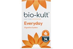 Bio-Kult Everyday Probiotics | 14 Strains | Adult Probiotic Supplement | Non-GMO, Gluten-Free | 120 Capsules